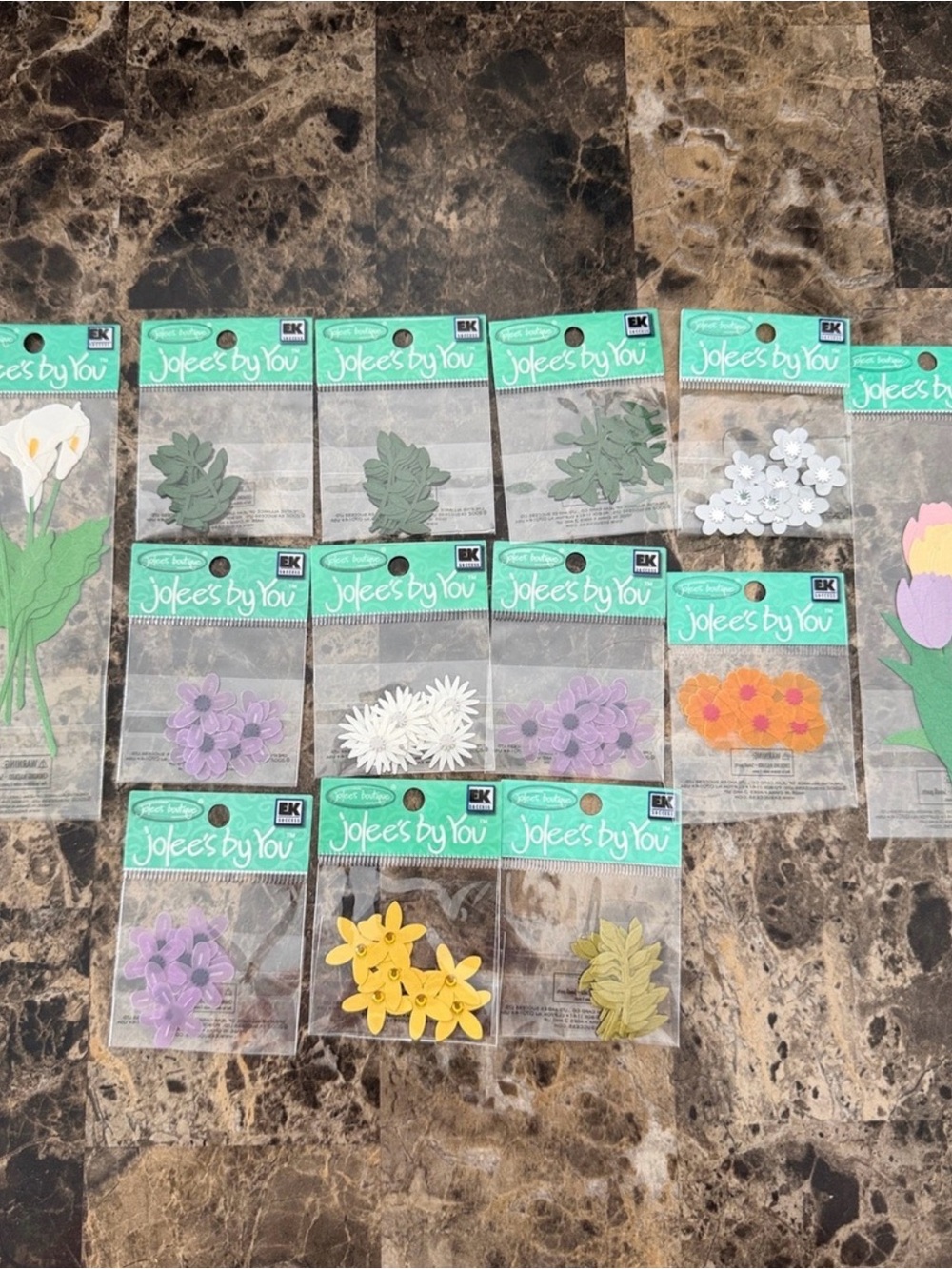 Bundle of Various Scrapbooking Embellishments
